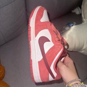 Nike Women's Red and White Sneakers